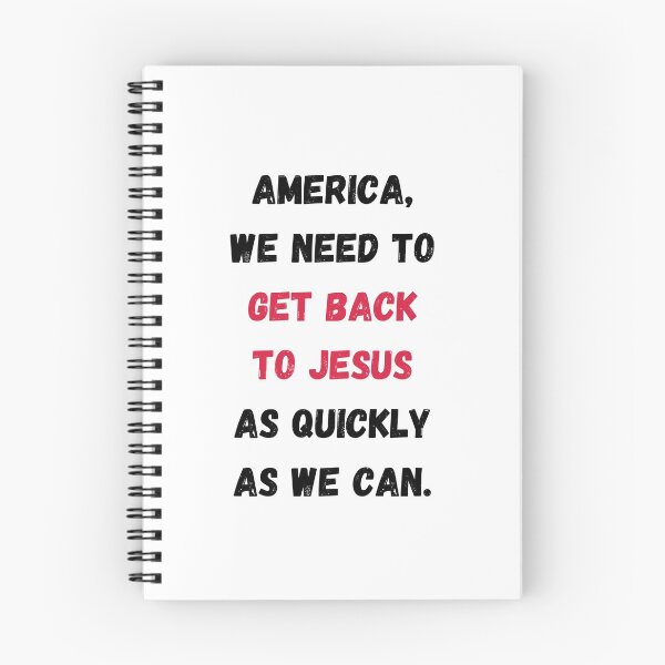 Item preview, America We Need To Get Back To Jesus As Quickly As We Can t-shirt designed and sold by Calebchc.