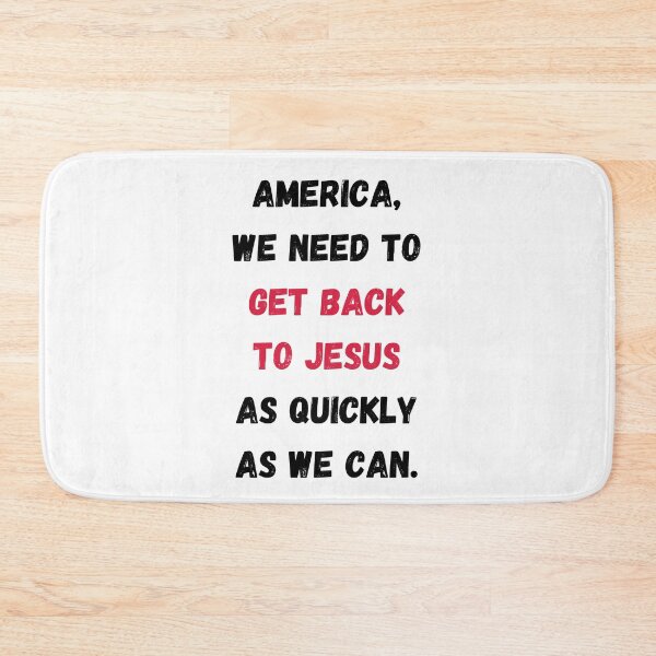 Item preview, America We Need To Get Back To Jesus As Quickly As We Can t-shirt designed and sold by Calebchc.