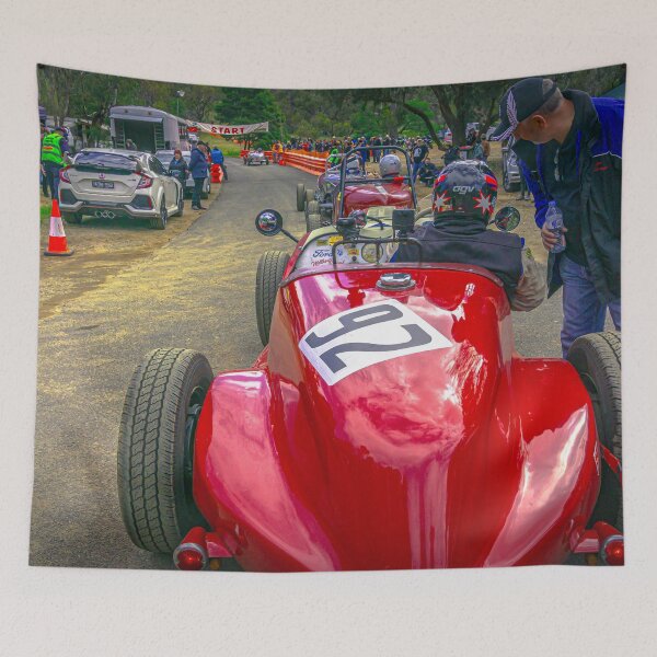 Item preview, Awaiting the Start of Mount Tarrengower Hill Climb designed and sold by Steven Jodoin.
