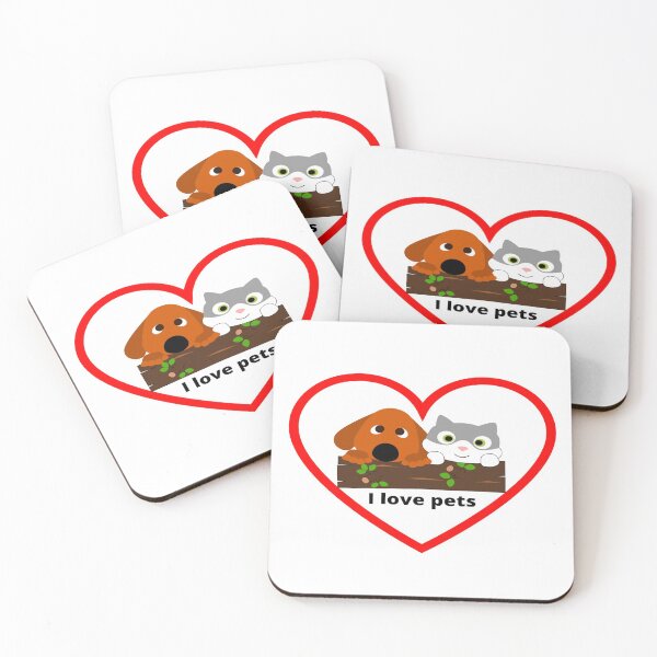 Item preview, I Love Pets - Love animals designed and sold by pedroserpa.