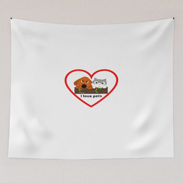 Item preview, I Love Pets - Love animals designed and sold by pedroserpa.