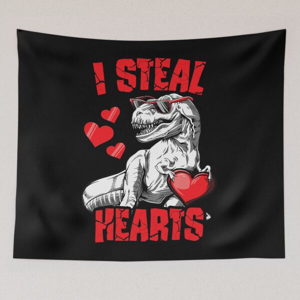 Item preview, Dinosaur T Rex Steals Hearts designed and sold by klawiter86322.