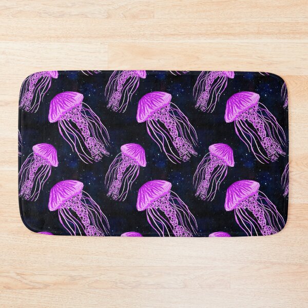 Item preview, Luminescent Purple Jellyfish Pattern designed and sold by Julie Erin Designs.