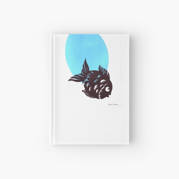 Silhouette Fish Design 2 Hardcover Journal