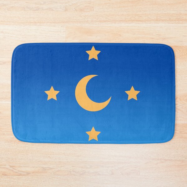 Item preview, Golden Crescent Moon and Stars in Gradient Blue Sky designed and sold by ShaunSandhu.