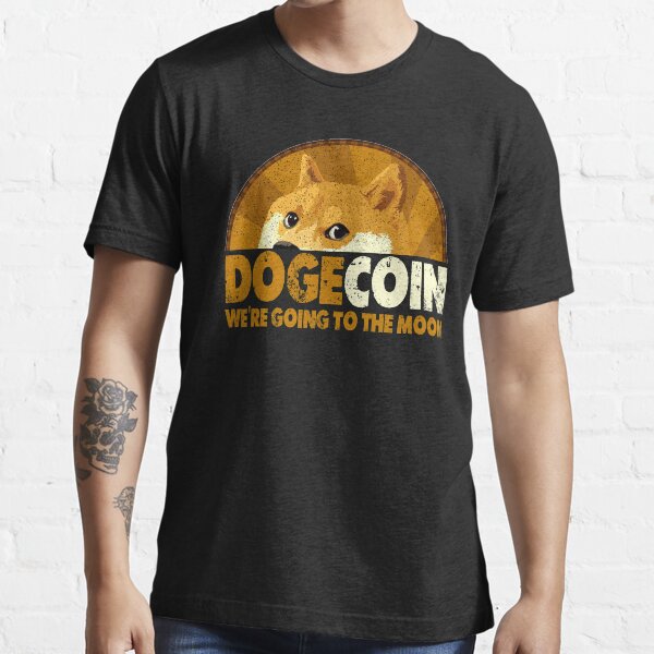 DogeCoin vamos a la luna Camiseta esencial