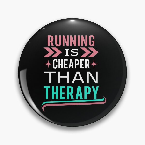Item preview, running is cheaper than therapy designed and sold by Artsy Aura ⭐⭐⭐⭐⭐  .