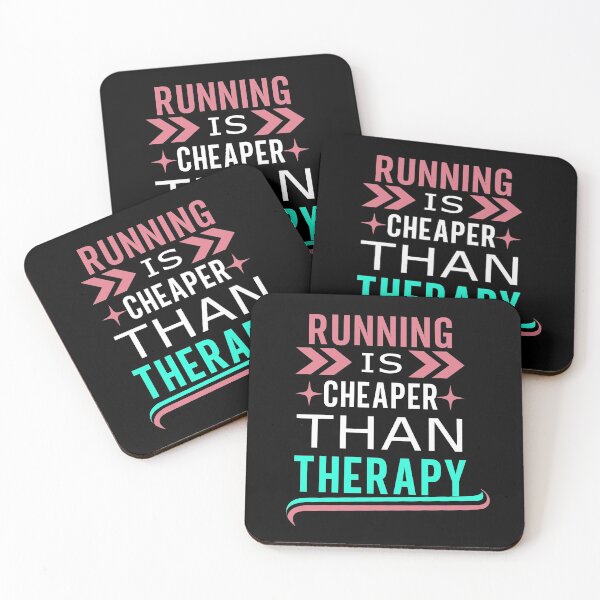 Item preview, running is cheaper than therapy designed and sold by Artsy Aura ⭐⭐⭐⭐⭐  .