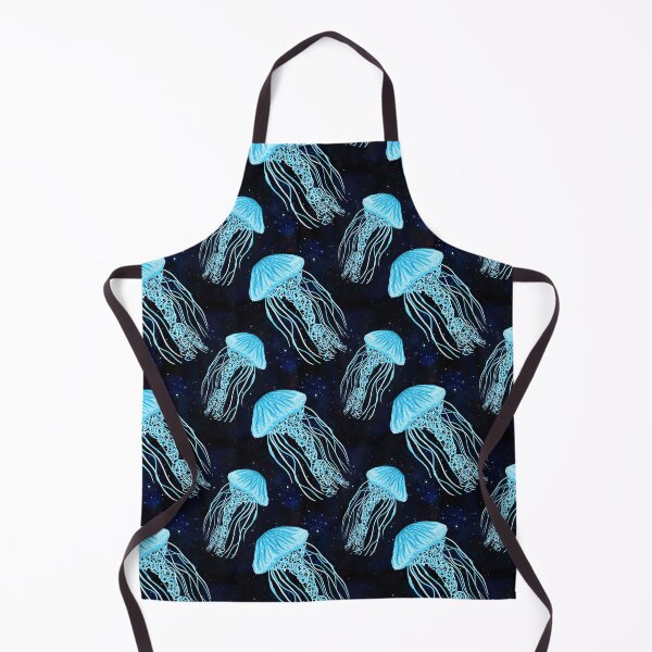 Item preview, Luminescent Blue Jellyfish Pattern designed and sold by Julie Erin Designs.