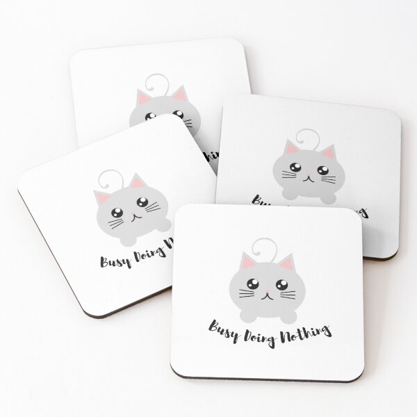 Item preview, *Busy Doing Nothing*- Gray Kitten  designed and sold by CSdoodles.