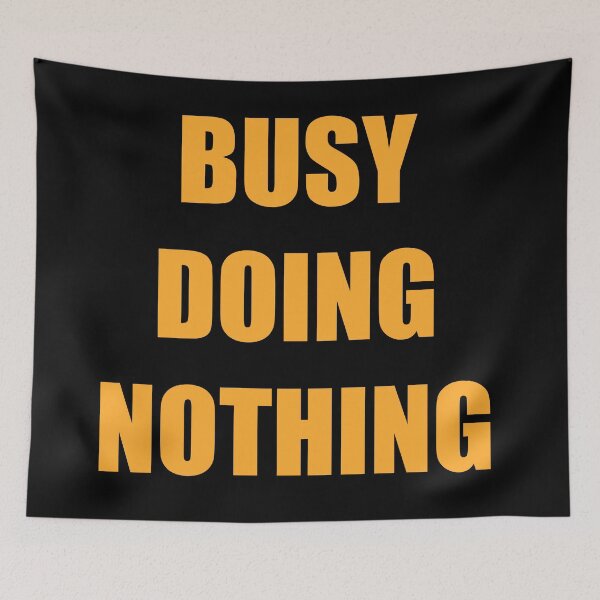 Item preview, busy doing nothing yellow  designed and sold by majinjoni.