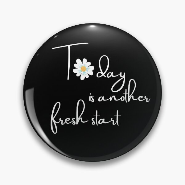 Item preview, Today is another fresh start, Flower power, Inspirational Quote, Optimism designed and sold by naturecdesigns.