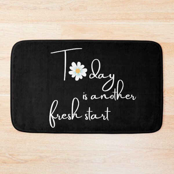 Item preview, Today is another fresh start, Flower power, Inspirational Quote, Optimism designed and sold by naturecdesigns.
