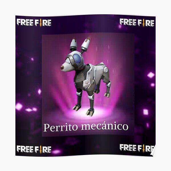 perrito mecanico free fire Póster