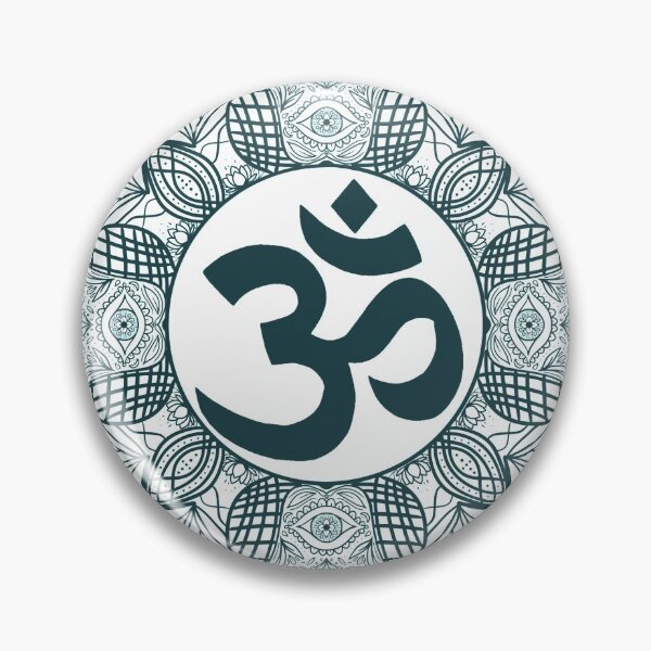 Artikelvorschau, Om Mandala Teal entworfen und verkauft von Alyssa Denyer.