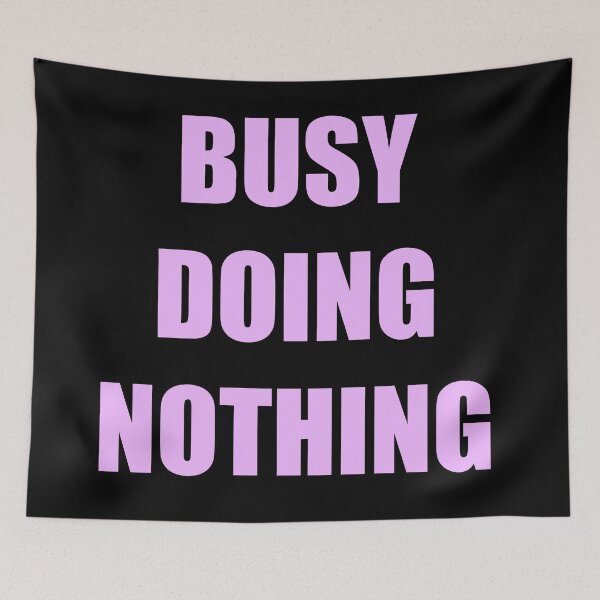 Item preview, busy doing nothing purple  designed and sold by majinjoni.