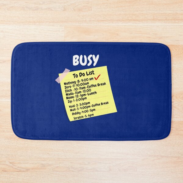 Item preview, Busy Doing Nothing To Do List designed and sold by Freestylist.