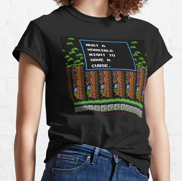 Simon's Quest - What a horrible night to have a curse Classic T-Shirt