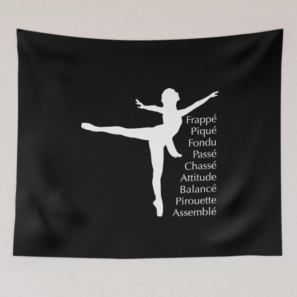 Item preview, Ballet Terms Classic Pointe Shoes Ballerina Dancer Gift designed and sold by Bragamontes.