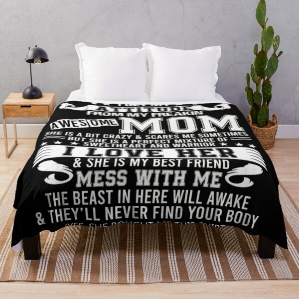 Item preview, I Get My Attitude From My Freaking Awesome Mom designed and sold by FrazierGriffey.