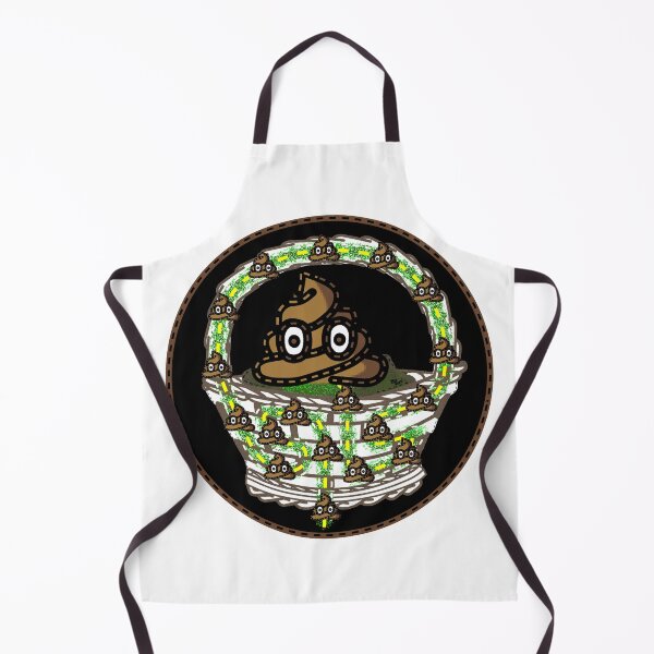 Sh!t in a Handbasket? Fear Not! (Playful Art) Apron
