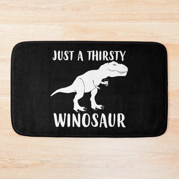 Item preview, Just A Thirsty Winosaur Funny Dinosaur Wine print designed and sold by jakehughes2015.