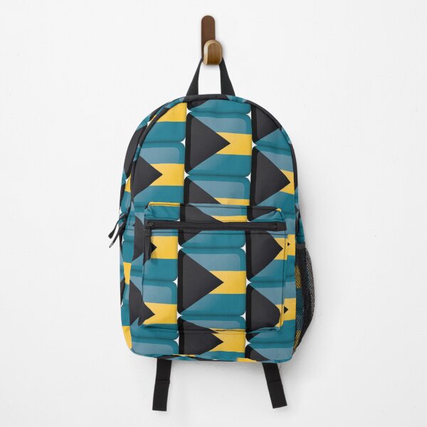 Item preview, Icon representing square button flag of Bahamas. Ideal for catalogs of institutional materials and geography designed and sold by LucianoCosmo.