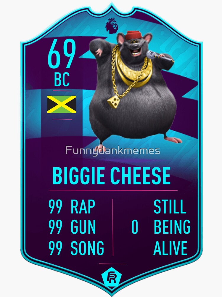 Biggie Cheese Meme Stickers for Sale