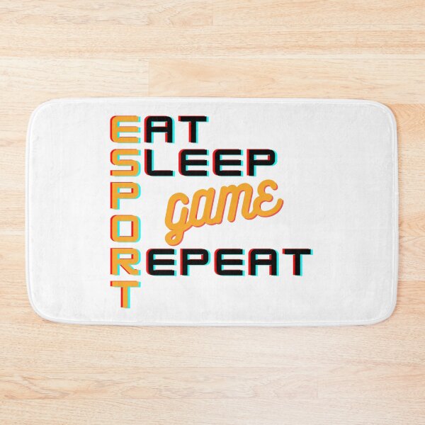 Item preview, Esport Eat Sleep Game Repeat #3 designed and sold by PopReset.