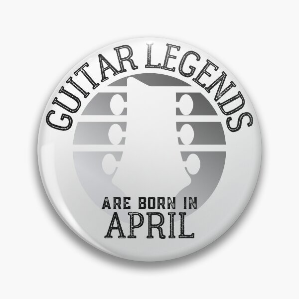 Item preview, Guitar Legends Are Born In April designed and sold by 12BarTees.