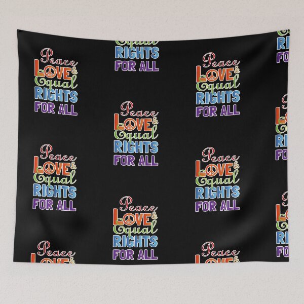 Item preview, Peace Love And Equal Rights For All designed and sold by amilli.