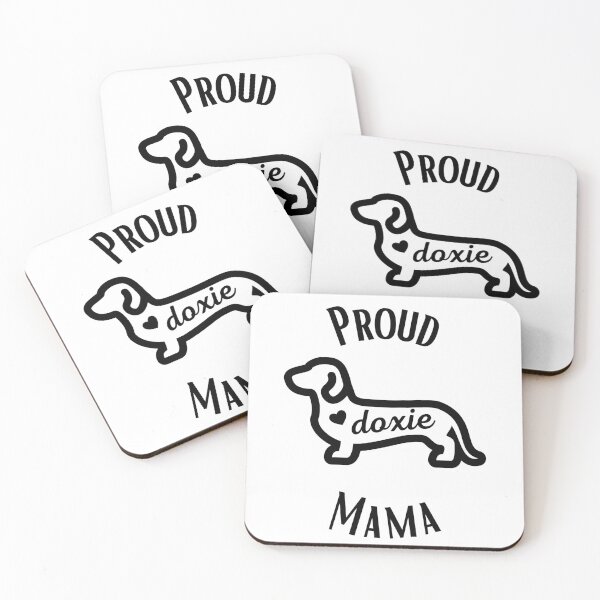 Item preview, Proud Doxie Mama - Dachshund Owner Gift | Dachshund Mama designed and sold by Presto Prints Design.