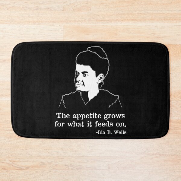 Item preview, Appetite African American Writer Quote Ida B Wells print designed and sold by jakehughes2015.