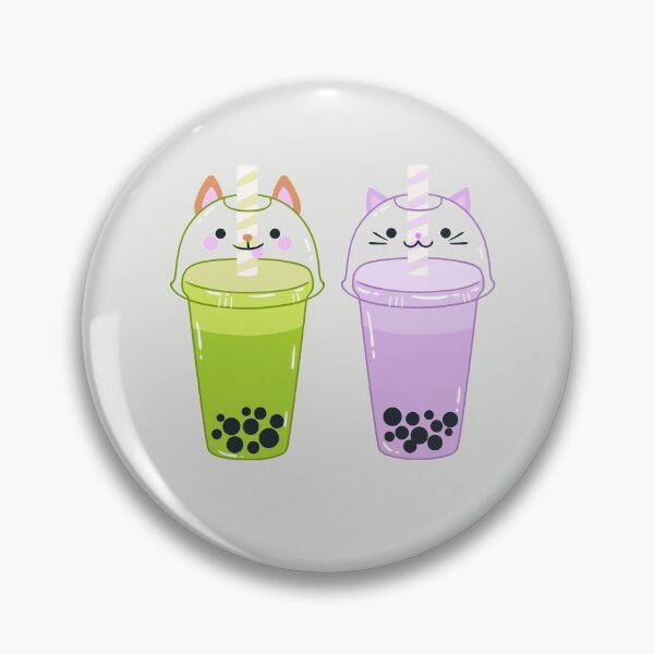 Item preview, Green Tea Boba And Taro And Milk Tea Matcha Kawaii Cute Animal designed and sold by gkao.