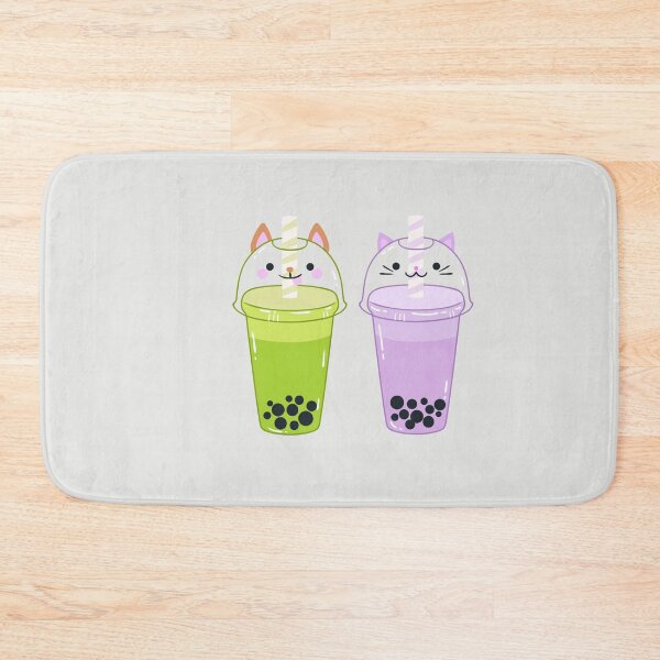 Item preview, Green Tea Boba And Taro And Milk Tea Matcha Kawaii Cute Animal designed and sold by gkao.