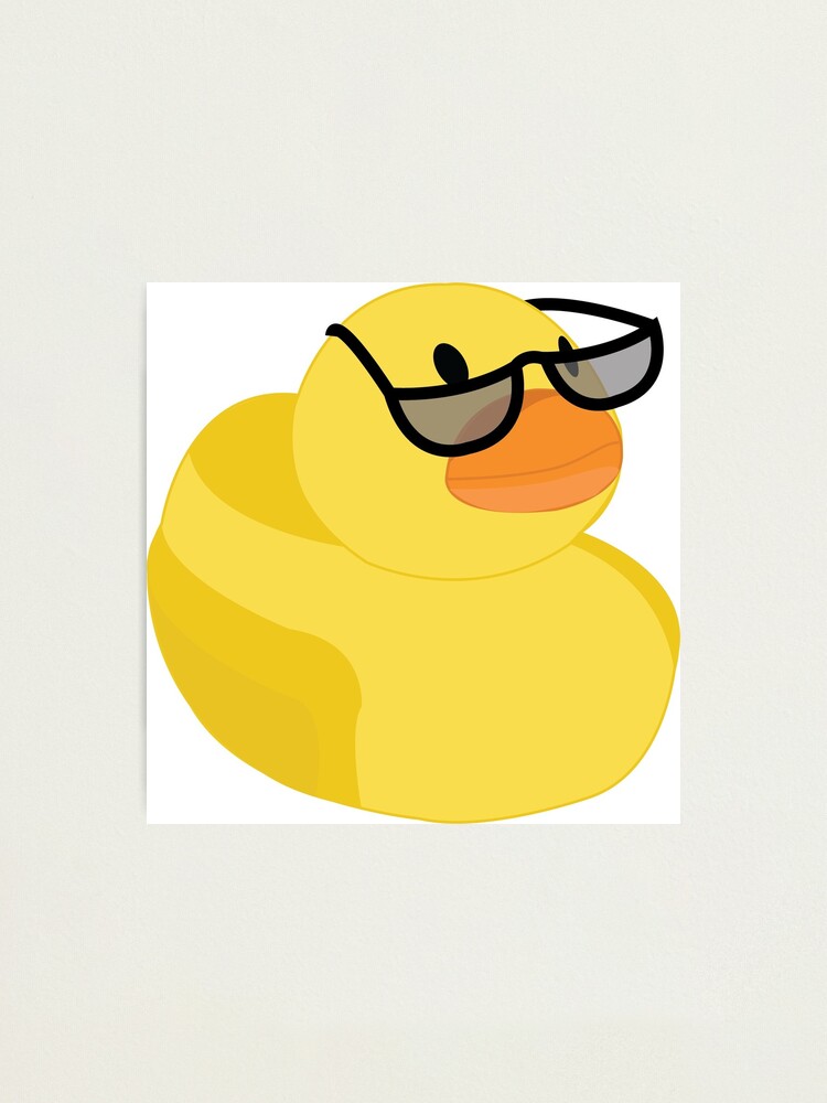 Rubber Duck Wearing Glasses