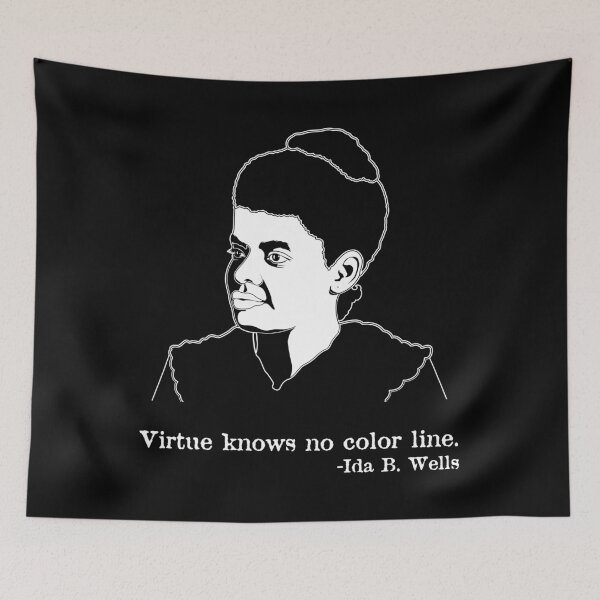 Item preview, Virtue Famous African American Quote Ida B Wells graphic designed and sold by jakehughes2015.