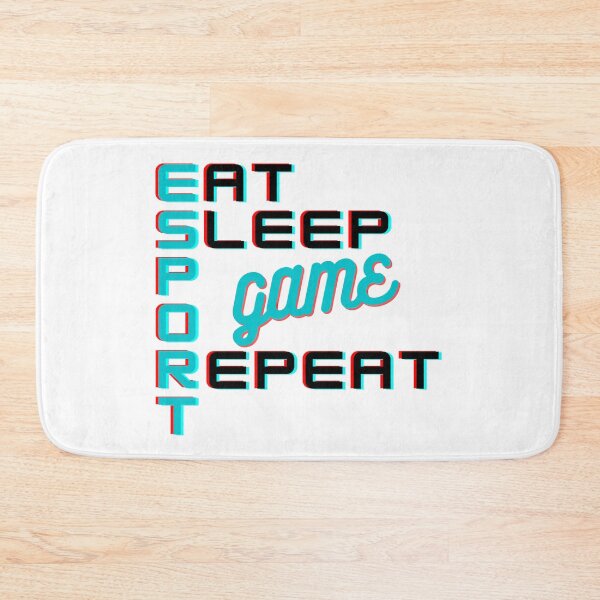 Item preview, Esport Eat Sleep Game Repeat #4 designed and sold by PopReset.
