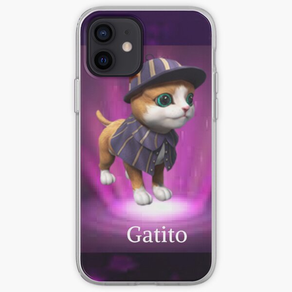 mascota del gatito free fire Funda blanda para iPhone
