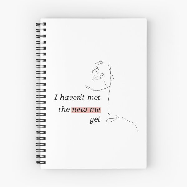 Item preview, I haven't met the new me yet/ Happiness - Taylor Swift (single line art) designed and sold by nd-creates.