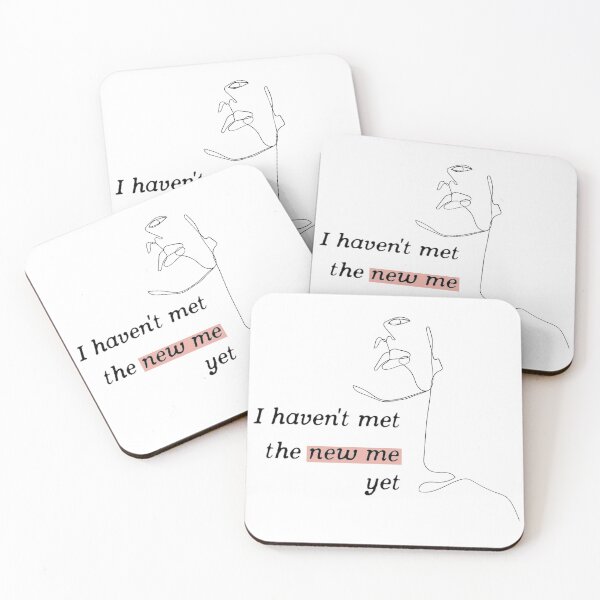 Item preview, I haven't met the new me yet/ Happiness - Taylor Swift (single line art) designed and sold by nd-creates.