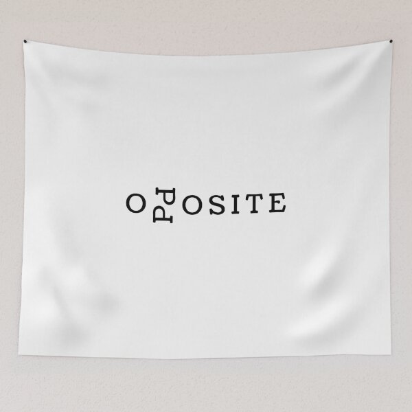 Item preview, Opposite typography design designed and sold by InkTeeArt.