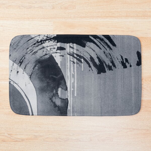 Item preview, ink explorations (017) - abstract black ink brush strokes designed and sold by expl-rations.