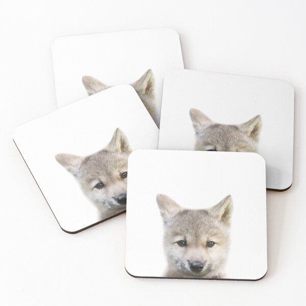 Item preview, Wolf Pup Art Print by Zouzounio Art designed and sold by zouzounioart.