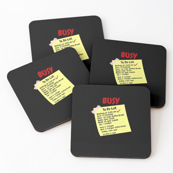 Item preview, Busy Doing Nothing To Do List designed and sold by Freestylist.
