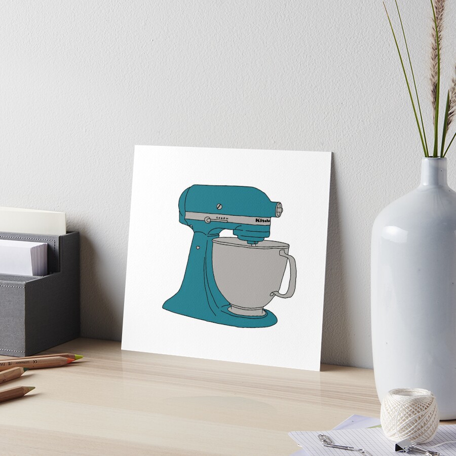 Kitchenaid mixer sticker Poster for Sale by 1985-designs