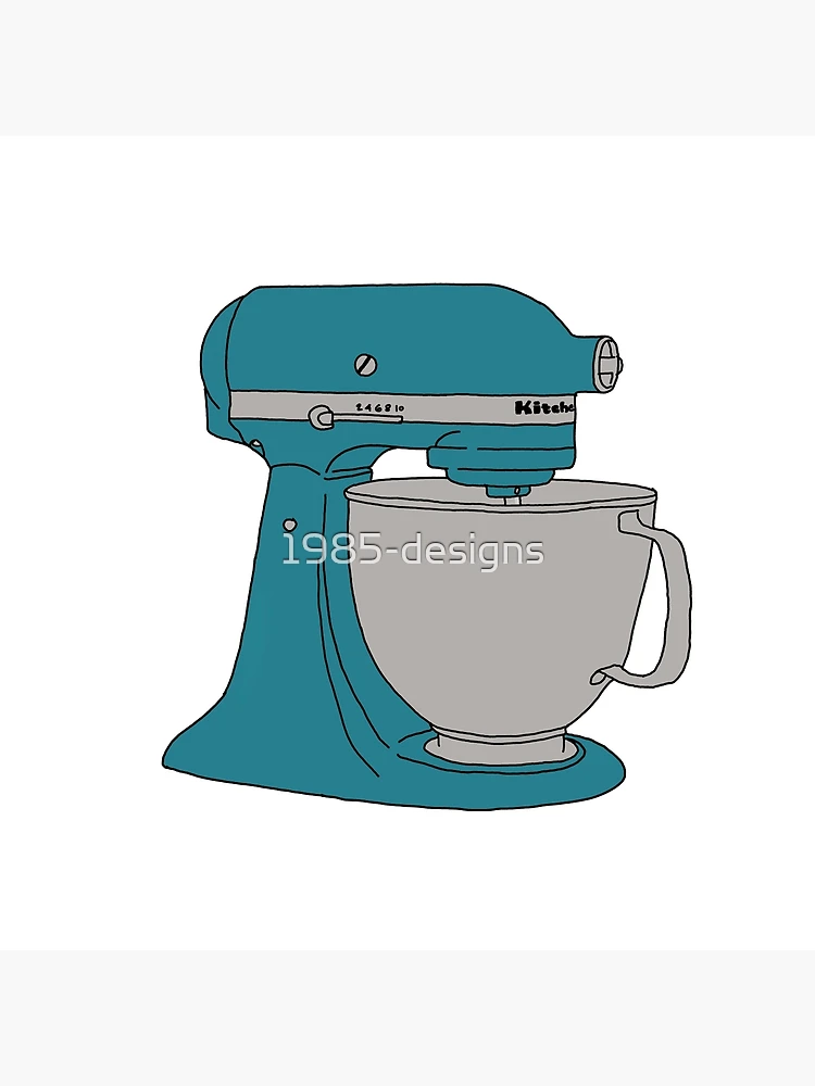 Baking Anatomy Of A Kitchenaid  Greeting Card for Sale by SimonsonNuala