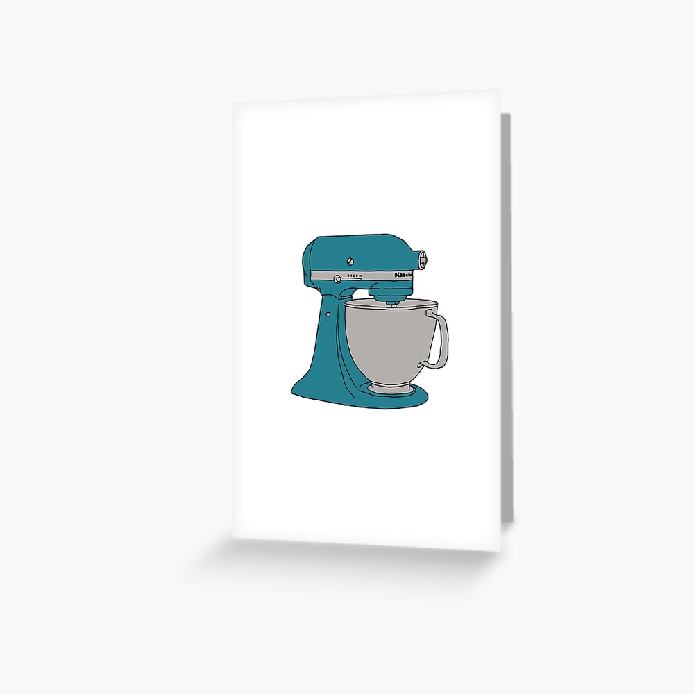 Kitchenaid Stand Mixer - Blue Spiral Notebook for Sale by greteldorrian
