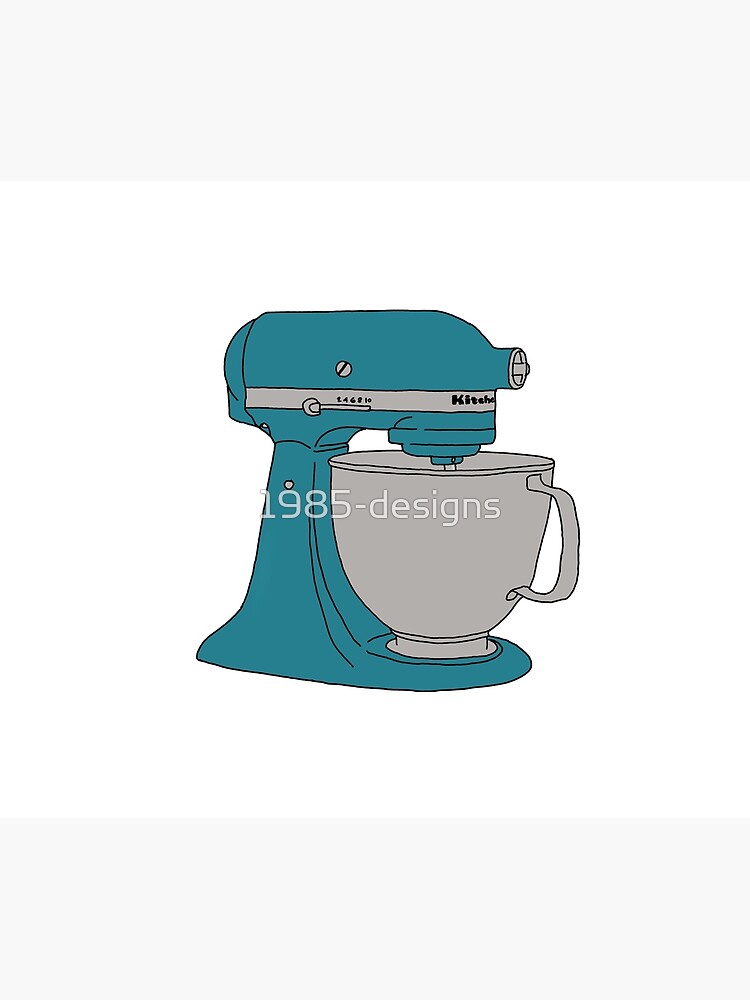 Kitchenaid mixer sticker Duvet Cover for Sale by 1985-designs