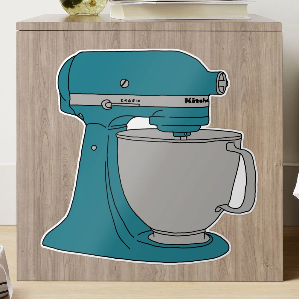 Kitchenaid mixer sticker Duvet Cover for Sale by 1985-designs